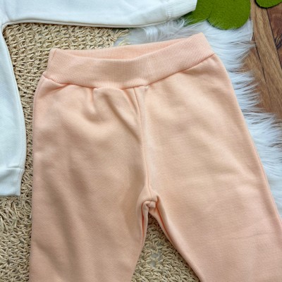 Conj. Casaco Sweet Girl e Calça de Moletom - Rose